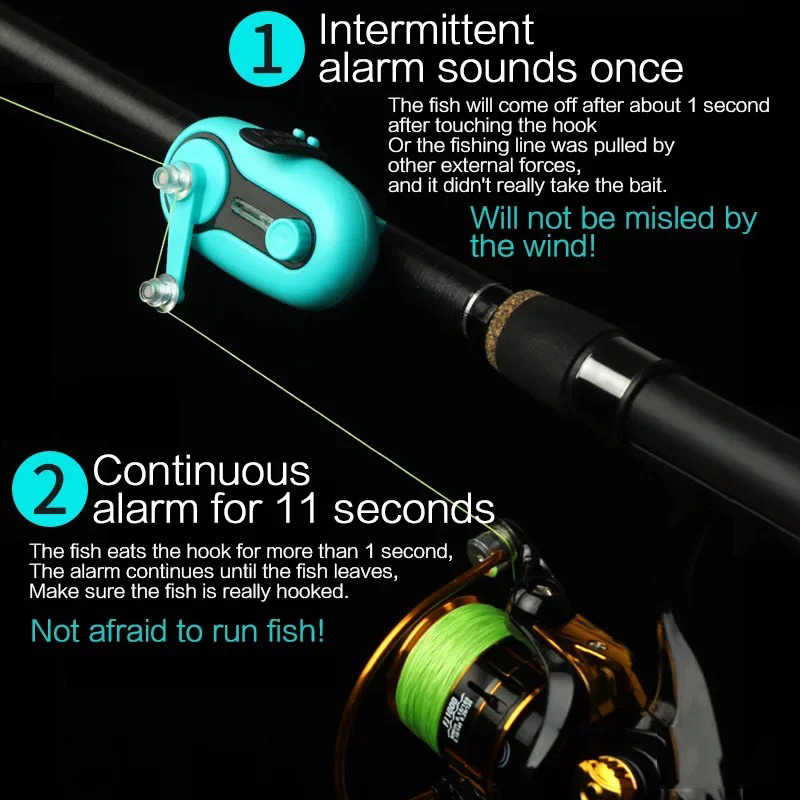 Nuevo Alarma de Pesca Electrón - Bite Indicator reseña y precio