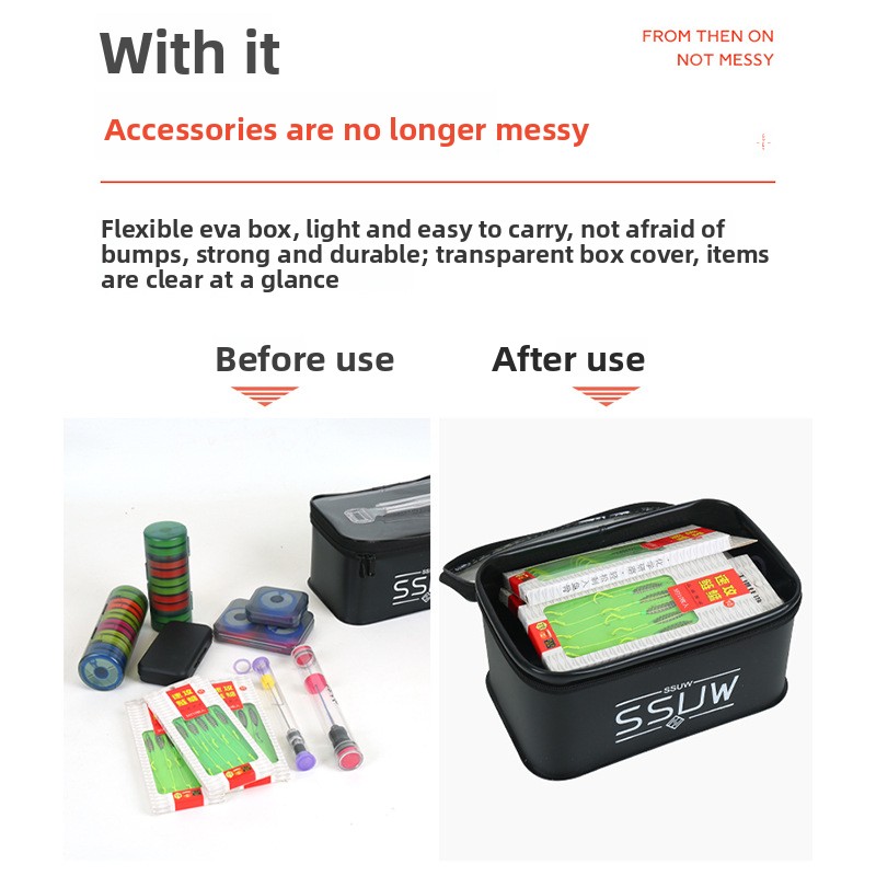 Caja de Pesca Portátil de EVA, - Fish Finder Case reseña y precio