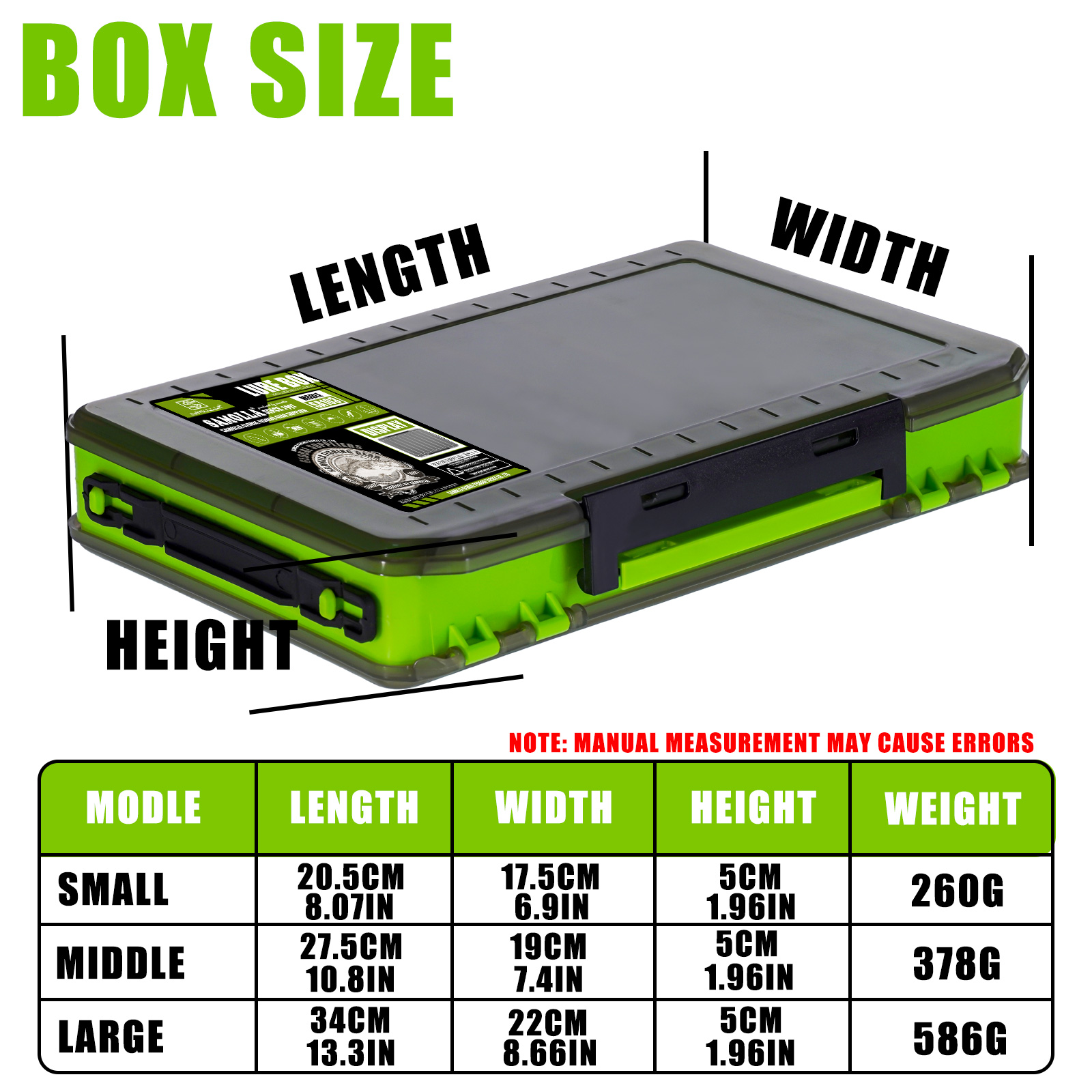 Caja de cebos para señuelos de - Fish Finder Case reseña y precio