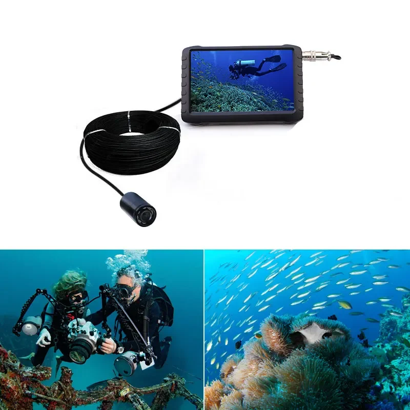 Cámara de vídeo subacuática po - Fish Finder Cable reseña y precio