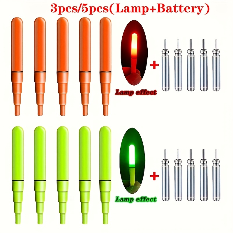 Juego de 5 Luces para Cañas de - Fish Finder Battery reseña y precio